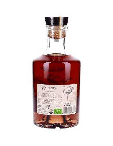 Planat Cognac 10 Ans Bio 40° Bio