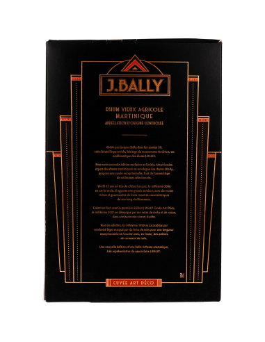 J.bally Rhum Agricole Vieux Art Déco...