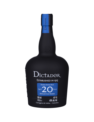 Dictador Rhum 20 Ans Rum 40° Ambré