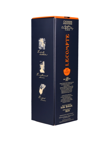 Calvados Pays D'auge Lecompte 18 Ans 40°