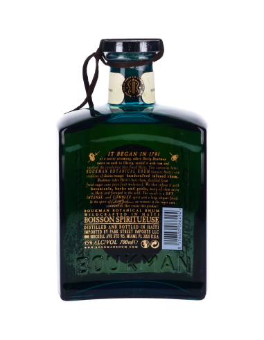 Boukman Rhum 45° Ambré