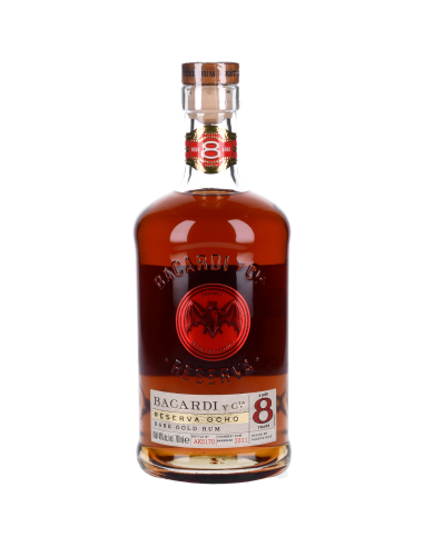 Bacardi Rhum 8 Ans Ron 40° 0.7l Ambré