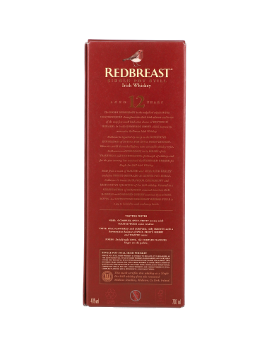Redbreast 12 Ans Single Pot Still...