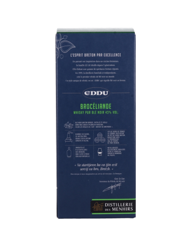 Eddu Broceliande Whisky Breton 43°