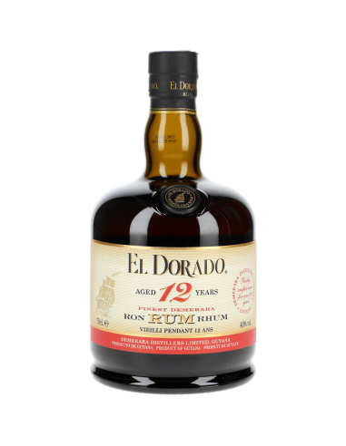El Dorado Rhum 12 Ans Rum 40° Ambré