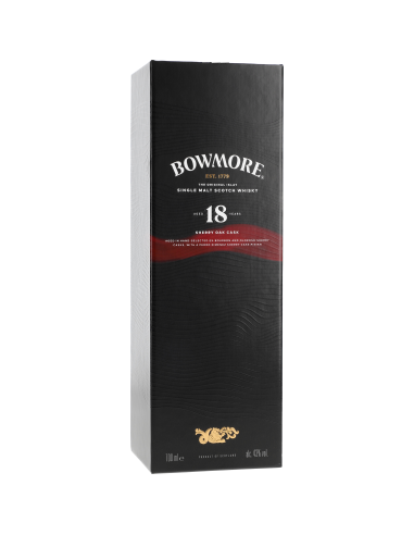 Bowmore 18 Ans Sherry Scotch Whisky 43°