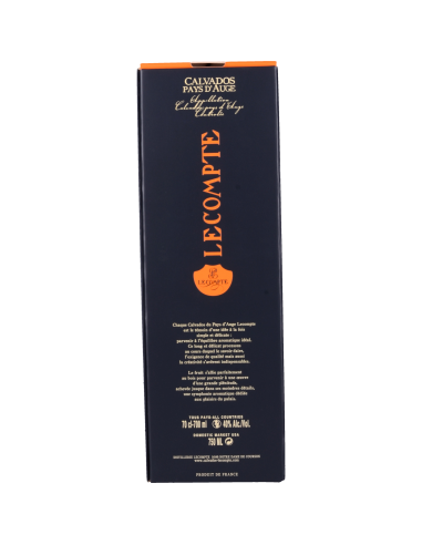 Calvados Pays D'auge Lecompte 12 Ans 40°