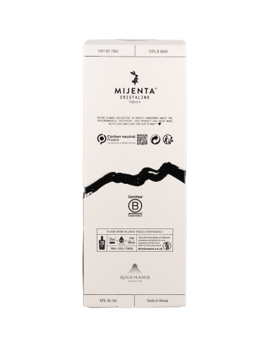 Mijenta Tequila Cristalino 40° Blanc