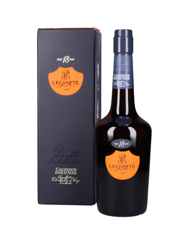 Calvados Pays D'auge Lecompte 18 Ans 40°