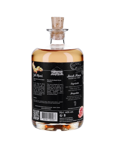 Beach House Rhum Gold Spiced Rum 40°...