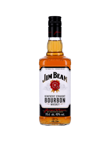 Jim Beam White Label Bourbon Whiskey...
