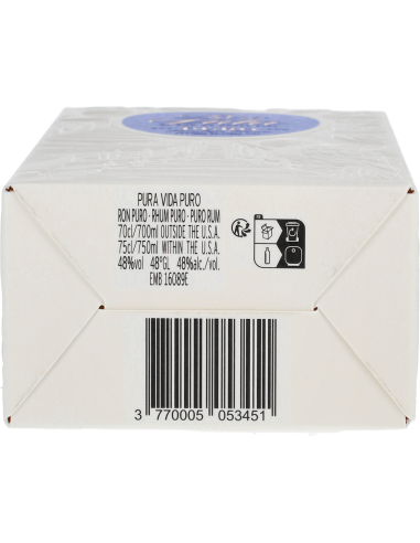 Pura Vida Rhum Puro Ron 48° 0.7l Ambré