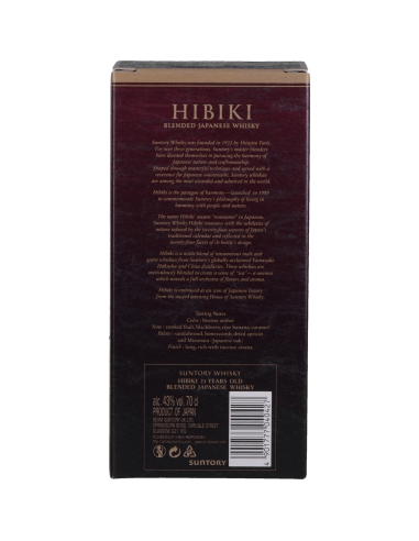 Hibiki 21 Ans Whisky 43° 0.7l