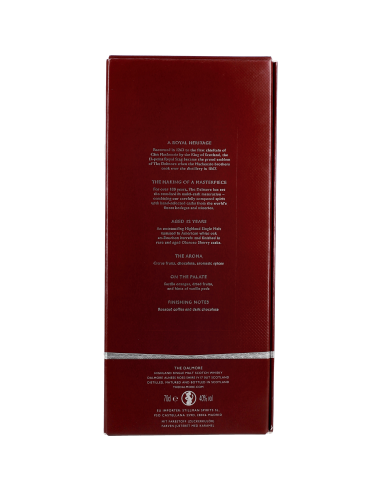 Dalmore 12 Ans Scotch Whisky 40° 0.7l