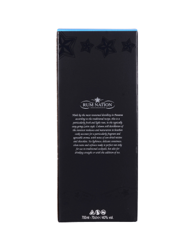 Nation Panama 10 Ans Rum 40° 0.7l Ambré
