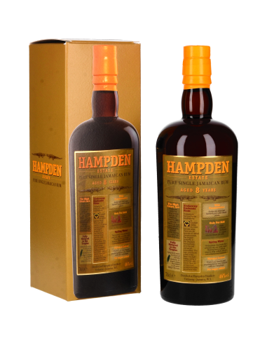 Hampden 8 Ans Rum 46° 0.7l Ambré