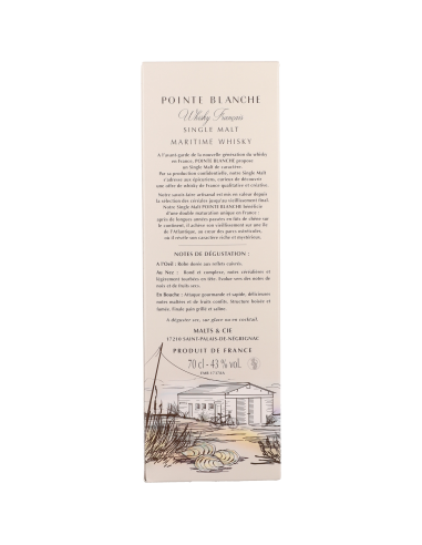 Pointe Blanche Whisky Français 43° 0.7l