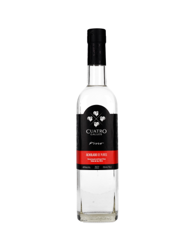 Pisco Cuatro Gallos Puro Acholado 40°...