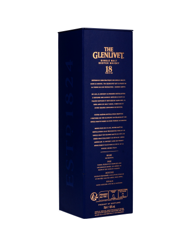 The Glenlivet 18 Ans Scotch Whisky...