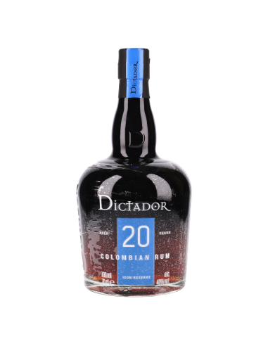 Dictador Rhum 20 Ans Rum 40° 0.7l Ambré