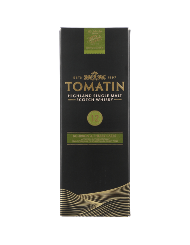 Tomatin 12 Ans Scotch Whisky 43° 0.7l