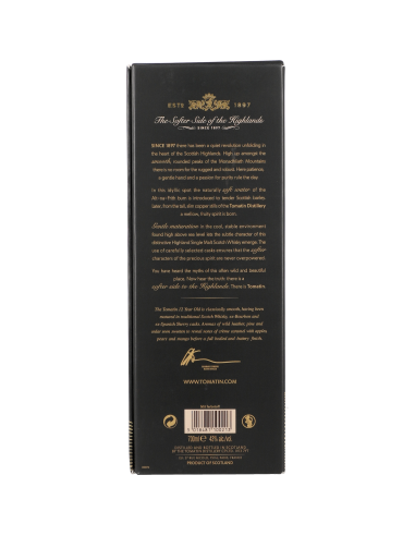 Tomatin 12 Ans Scotch Whisky 43° 0.7l