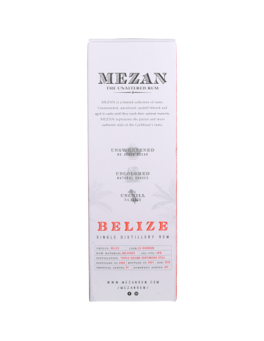 Mezan Belize 46° 0.7l 2008 Ambré
