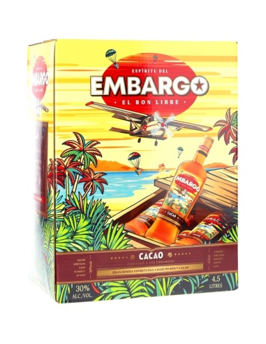 Embargo Rhum Cacao Bag In Box 30° Ambré