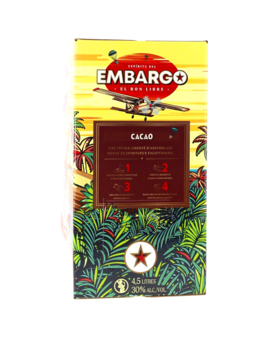 Embargo Rhum Cacao Bag In Box 30° Ambré