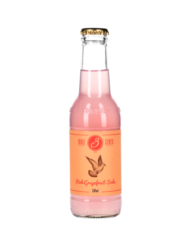 Three Cents Soda Pink Grapefruit...