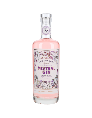 Mistral Gin Dry Gin Rosé 40° 0.7l