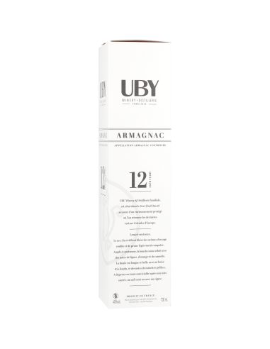 Armagnac Uby 12 Ans Authentique 40° 0.7l