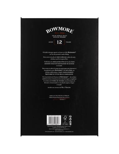 Bowmore 12 Ans Scotch Whisky 40° 0.7l