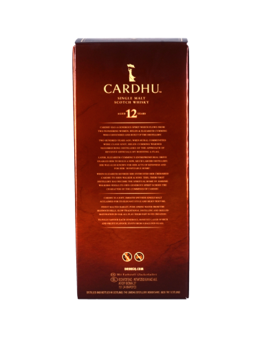 Cardhu 12 Ans Scotch Whisky 40° 0.7l