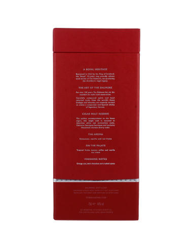 Dalmore Cigar Malt Scotch Whisky 44°...