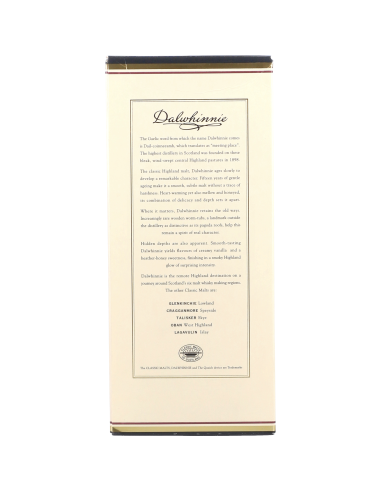 Dalwhinnie 15 Ans Scotch Whisky 43° 0.7l