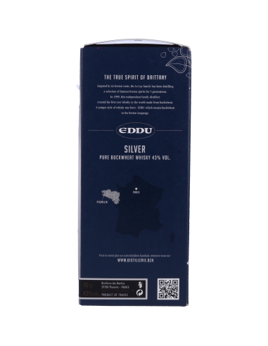 Eddu Silver Whisky Breton 43° 0.7l