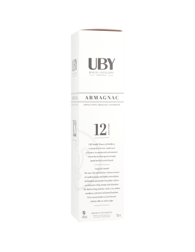 Armagnac Uby 12 Ans Authentique 40° 0.7l