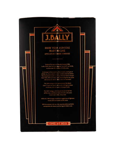 J.bally Rhum Agricole Vieux Art Déco...