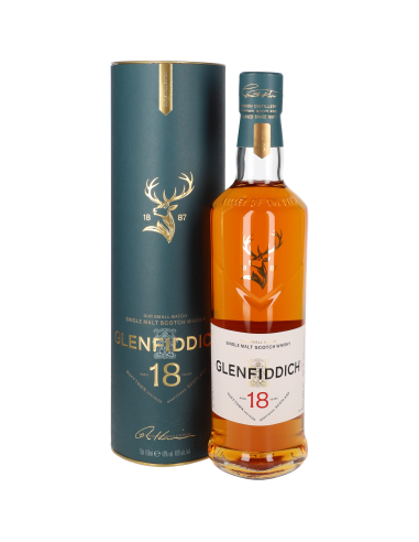 Glenfiddich 18 Ans Scotch Whisky 40°...